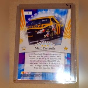 Matt Kenseth collectable cards, #12, 2004